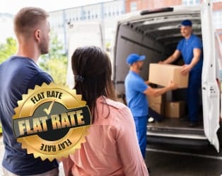 Flat rate movers in Queens moving office